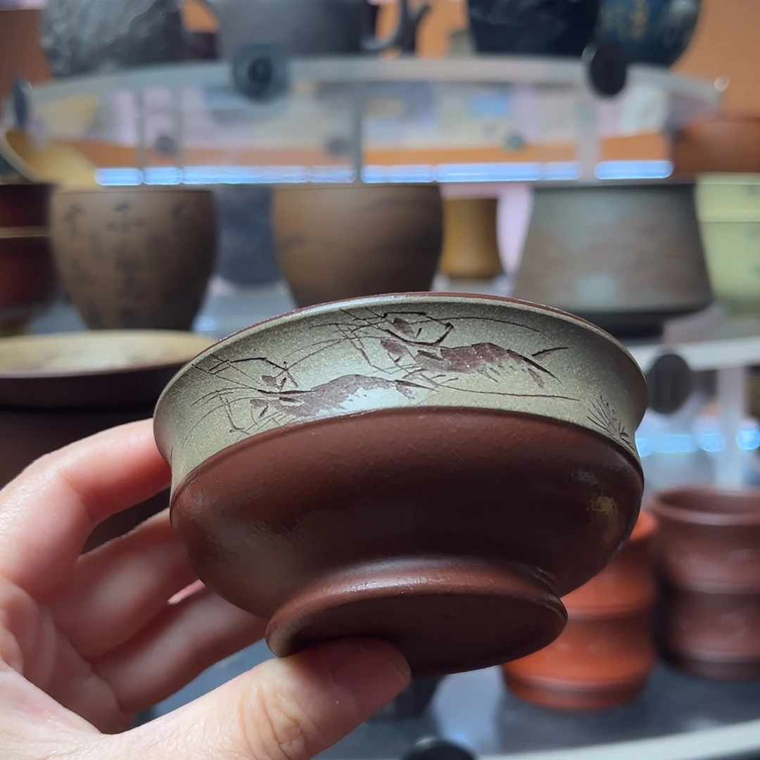 茶杯紫砂100毫升 普洱杯