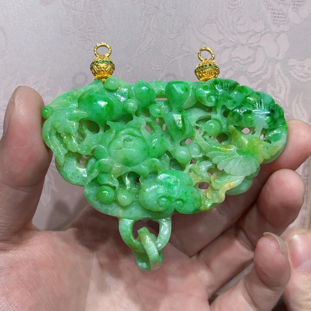 正***翡翠合金吊坠(赠链)国风