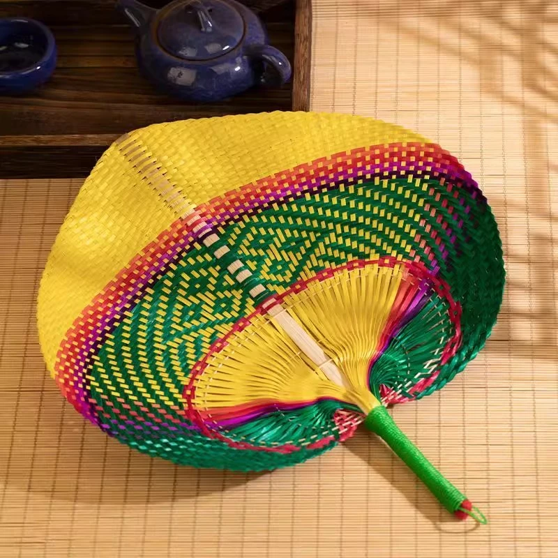 家用老式草编扇子扇风儿童手工编织大蒲扇夏天芭蕉小葵扇子宝宝扇