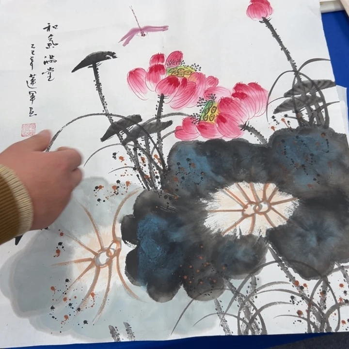 国画宣纸纯手绘字画