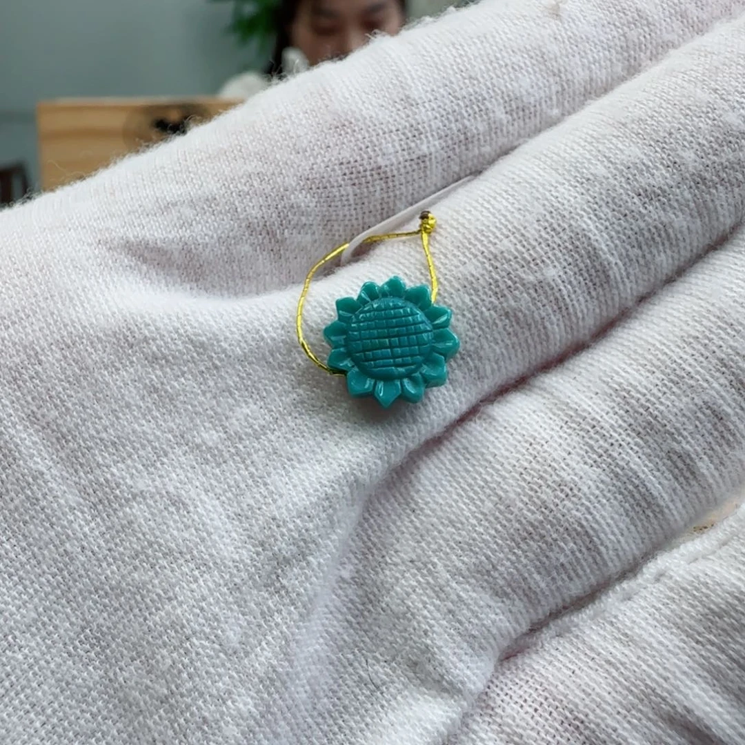 绿松石未镶嵌11太阳花w