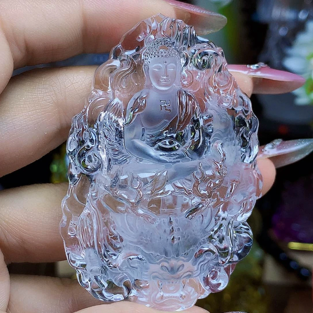 未镶嵌颈饰水晶香**啡，