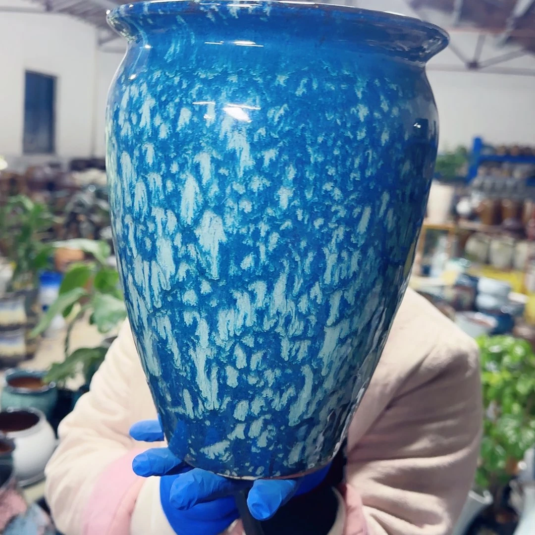 我***？花盆紫砂高25口18.5