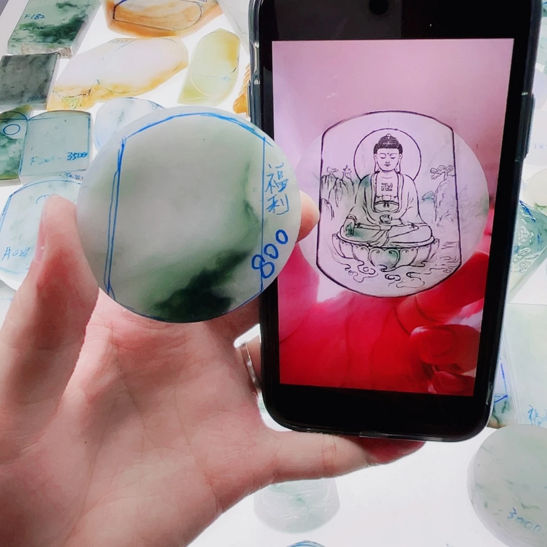 定制翡翠未镶嵌定制