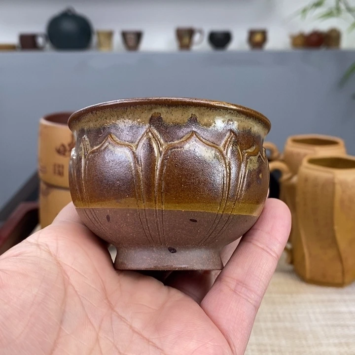 紫砂茶杯宜兴紫砂主人杯