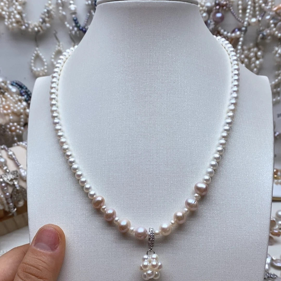 未镶嵌颈饰淡水珍珠