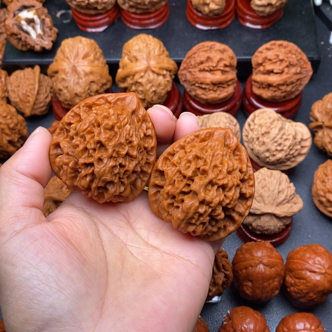 把件文玩核桃45官帽