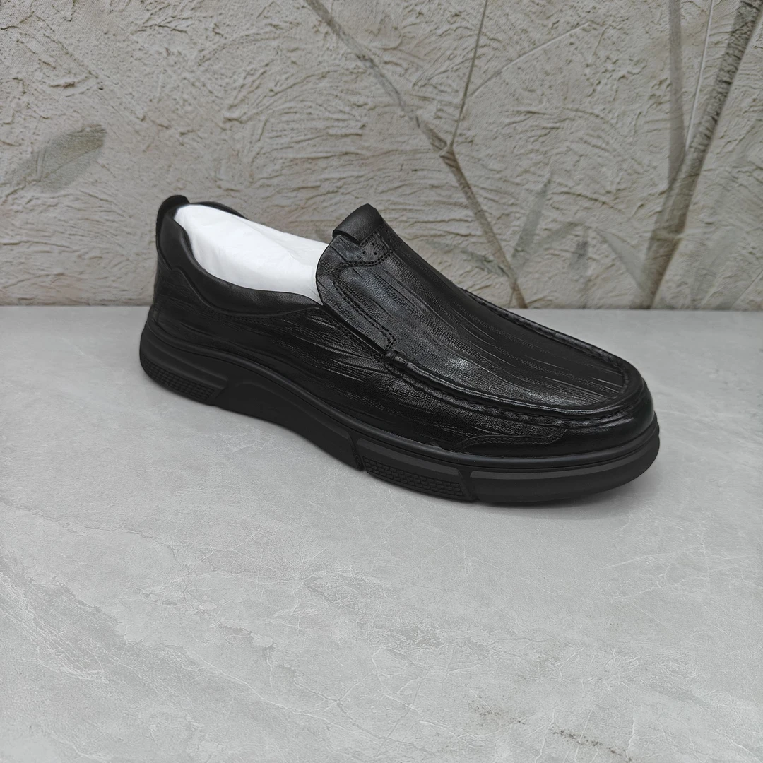 男鞋 1119-1豆豆鞋男皮鞋（牛皮）