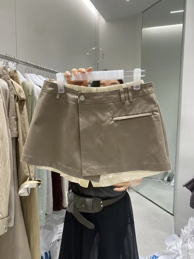 韩国东大门正品女装时尚两件套半身裙裤082619（NO退NO换）