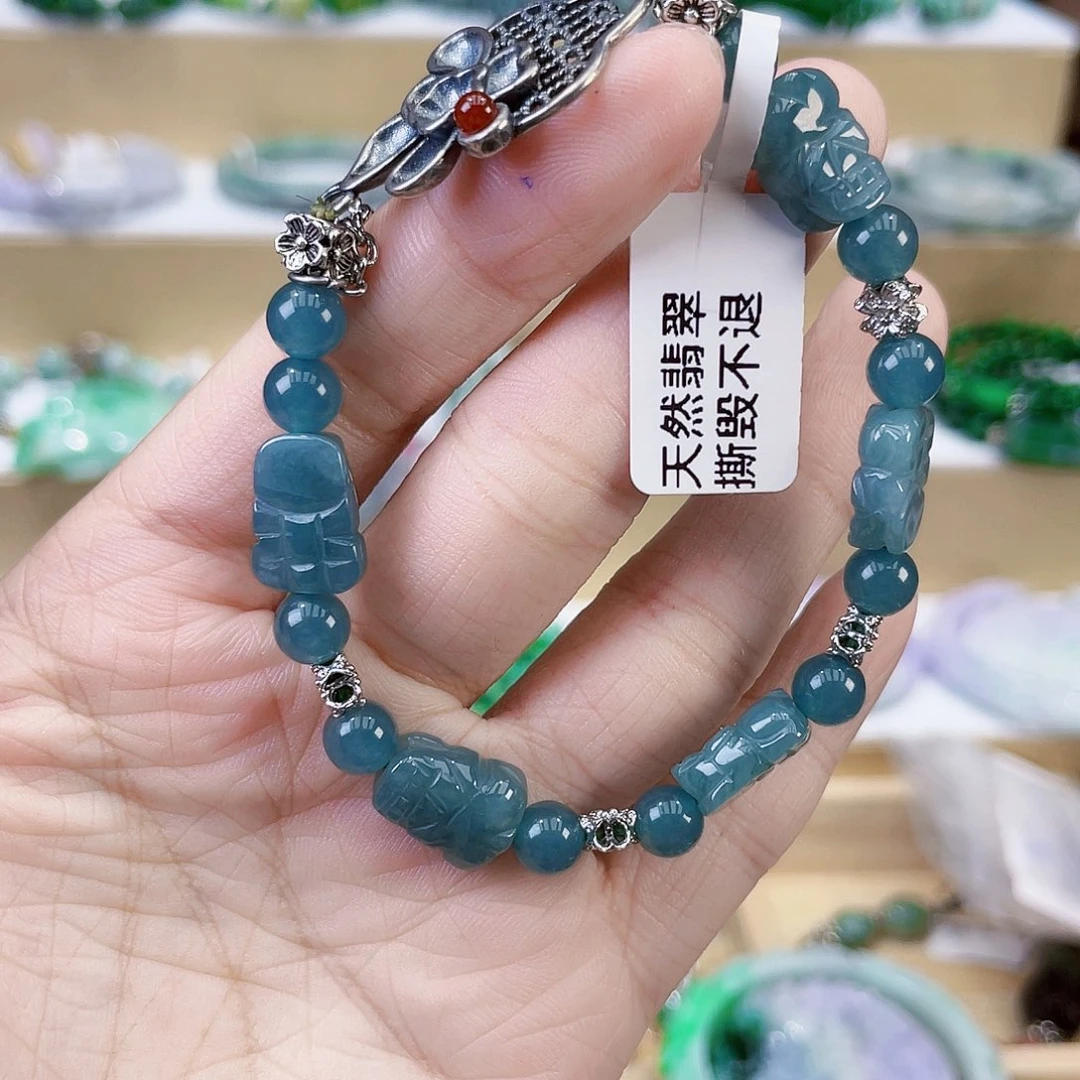 翡翠未镶嵌手链手链