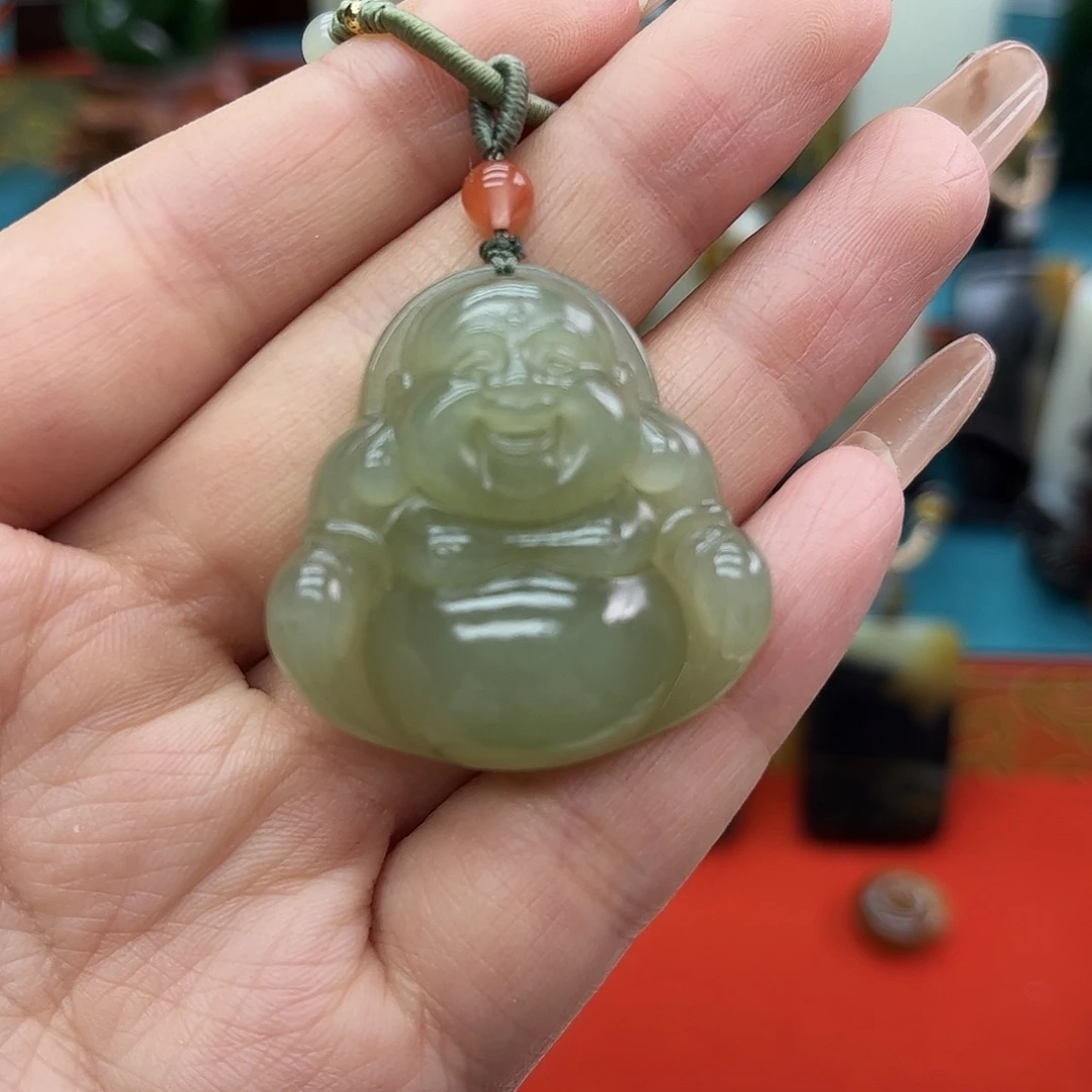 和田玉未镶嵌车挂