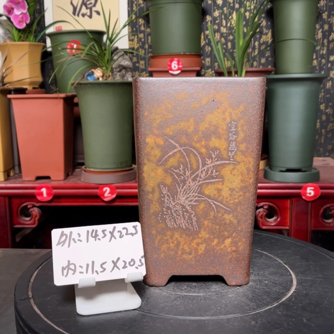 紫砂花盆紫砂花盆