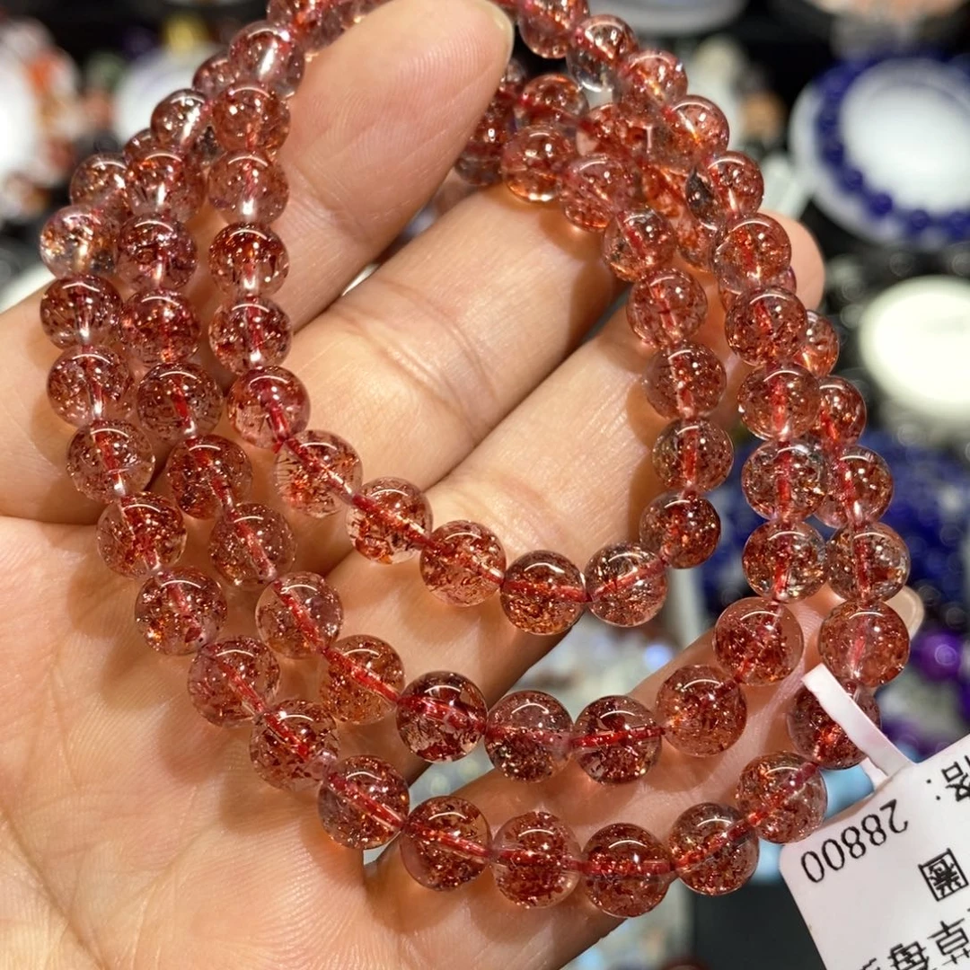 未镶嵌水晶手链金草莓多圈6