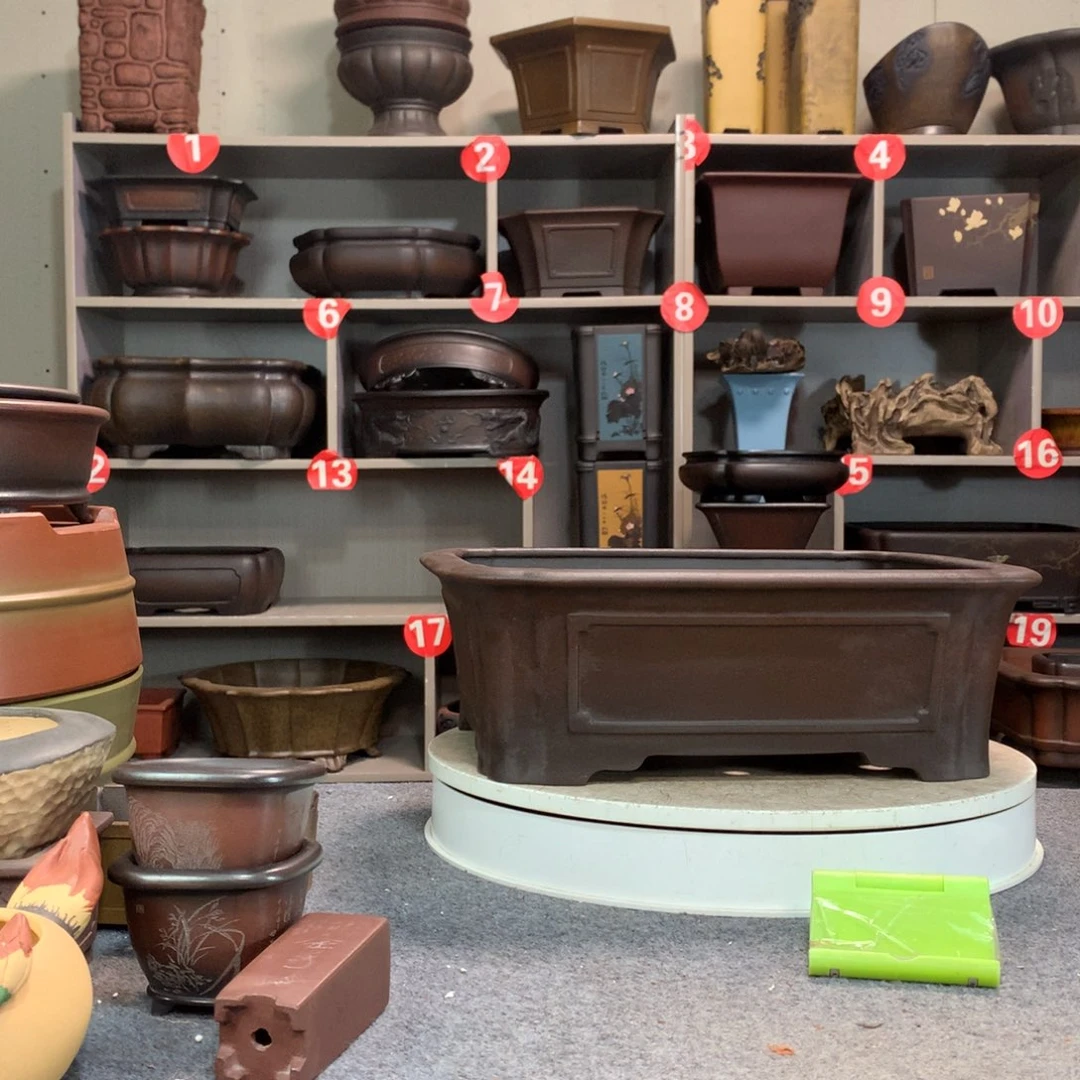 宜兴紫砂花盆精品