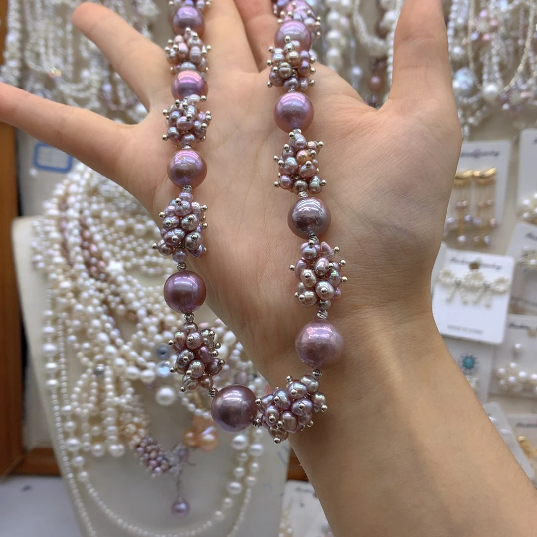 丹***丹合金淡水珍珠项链耳饰