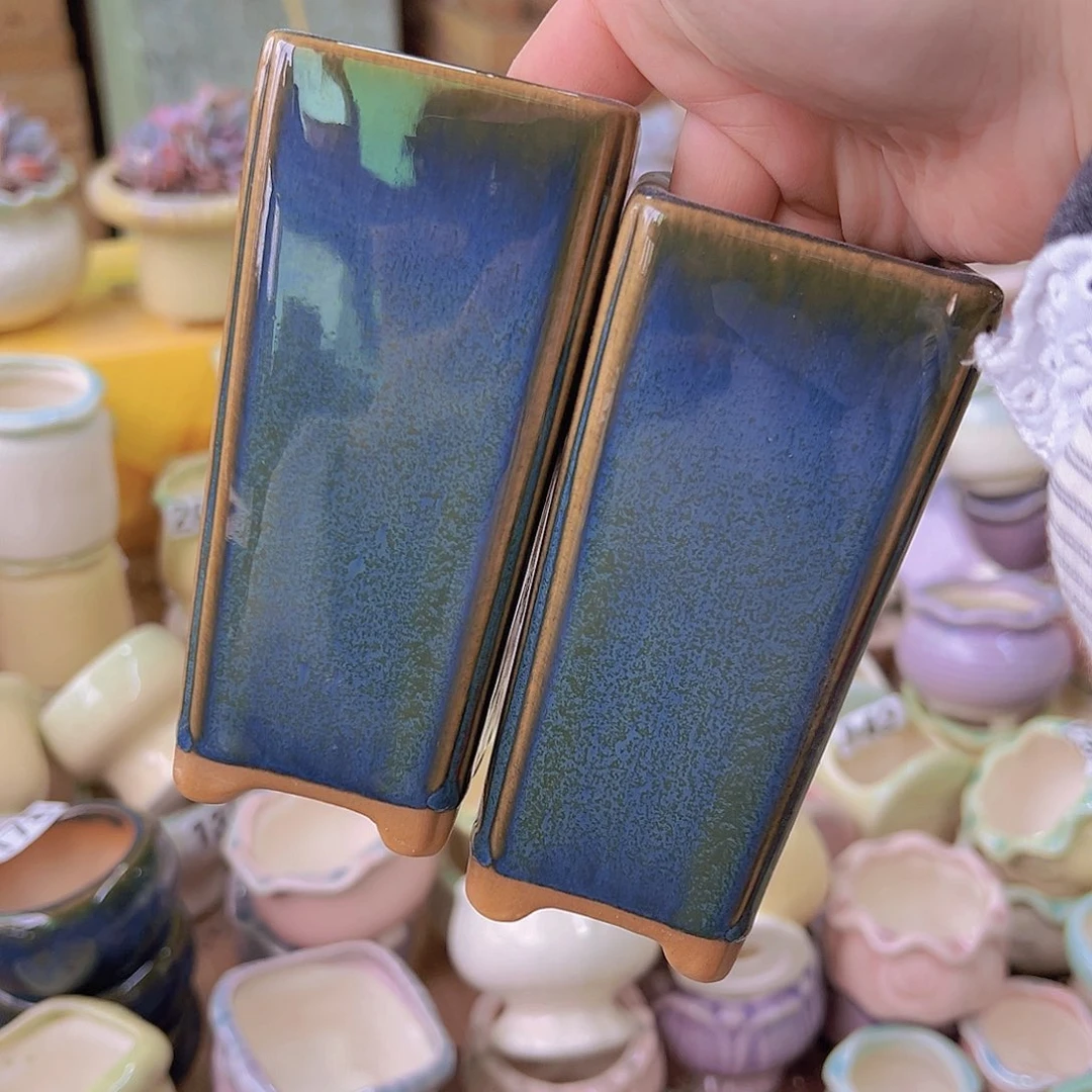 红陶陶瓷花盆当场满12包邮