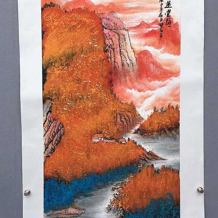 国画书法作品多次参加