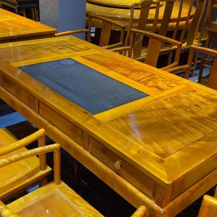 心***软乌木类成套家具158尺寸茶桌