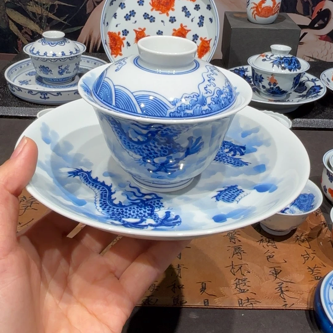 手工手绘陶瓷茶具