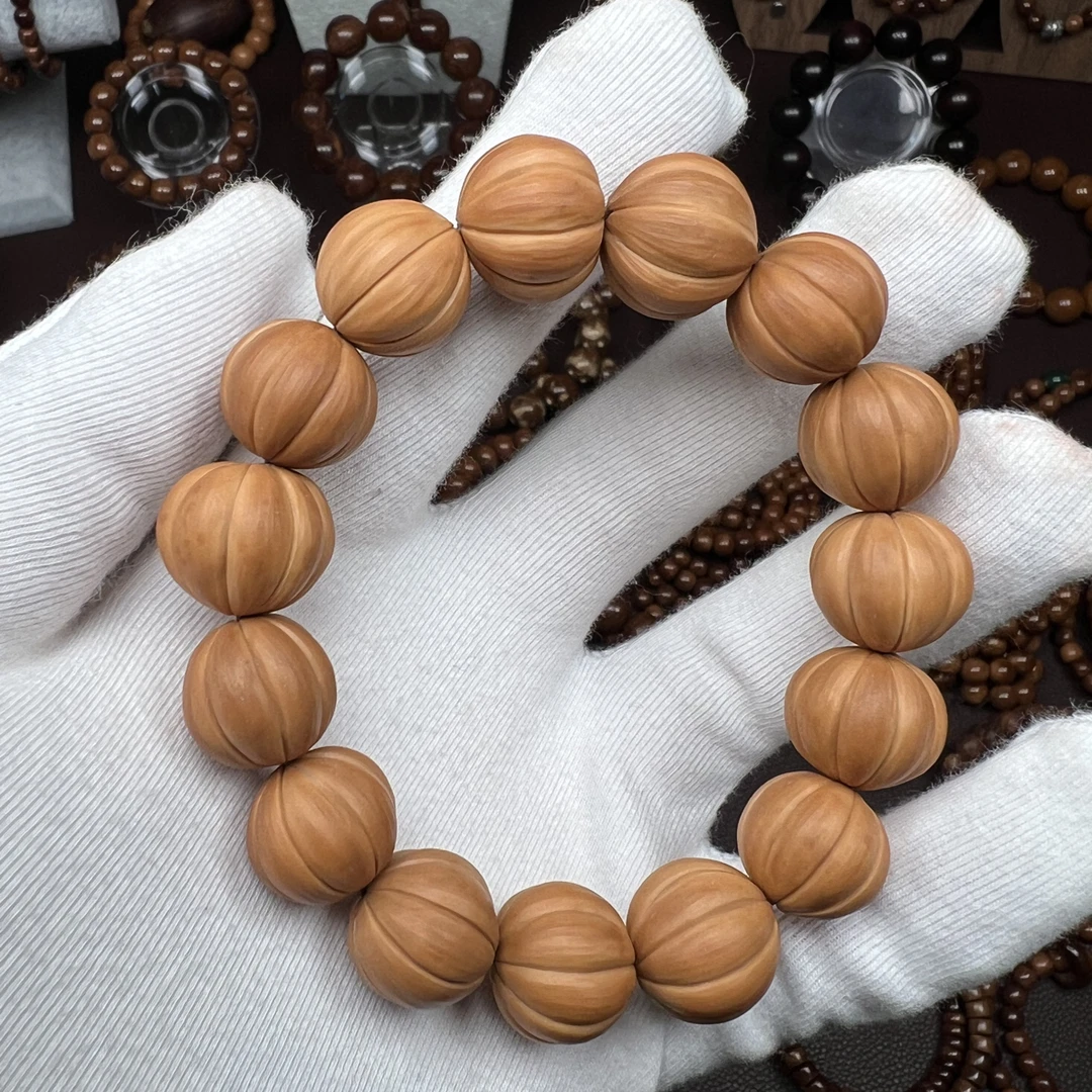 猴头核桃1.6南瓜单圈 纯手工雕刻