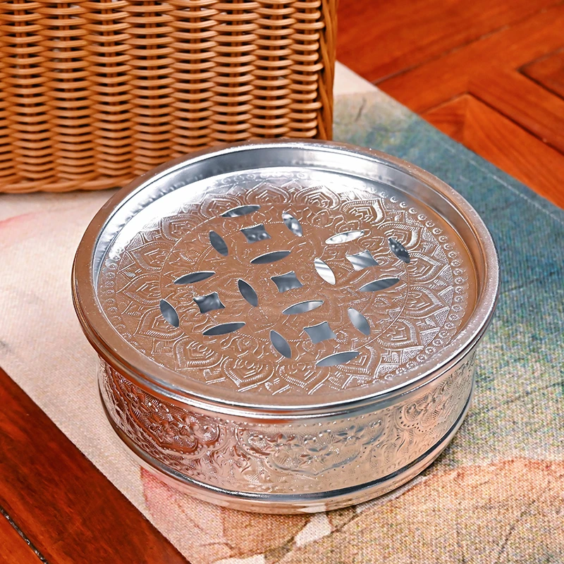 铭焰 茶具 干泡茶盘  泰国铝茶盘