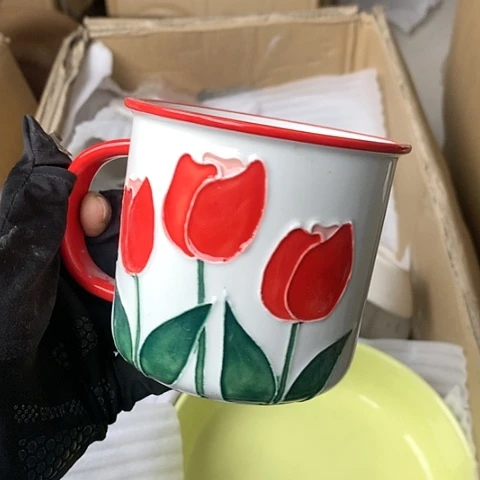 盘陶瓷制品满25拼单发货默认微瑕