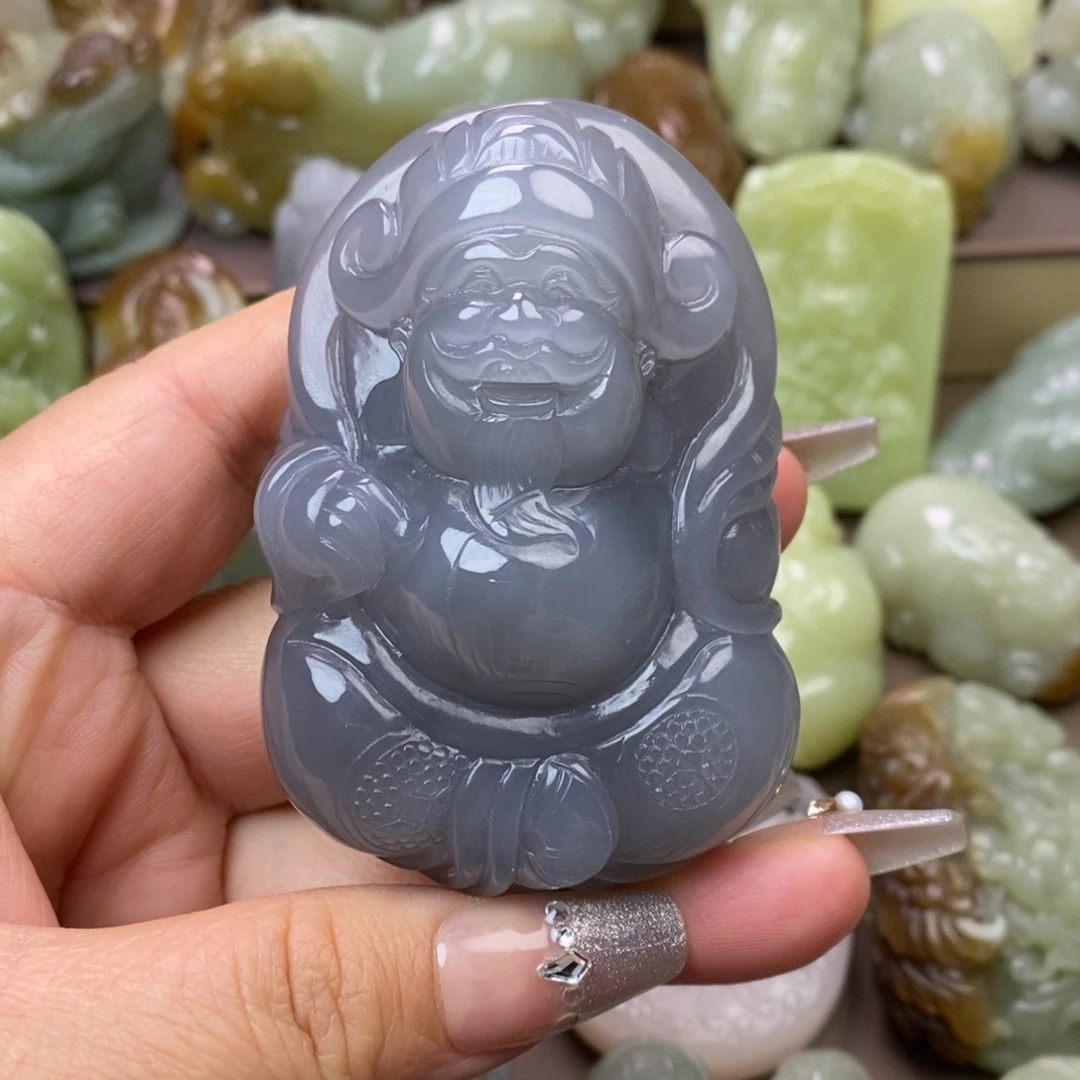 和田玉未镶嵌把件