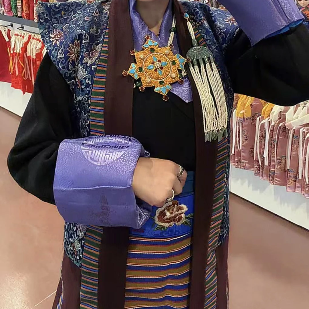 传统民族风藏式特玛马甲