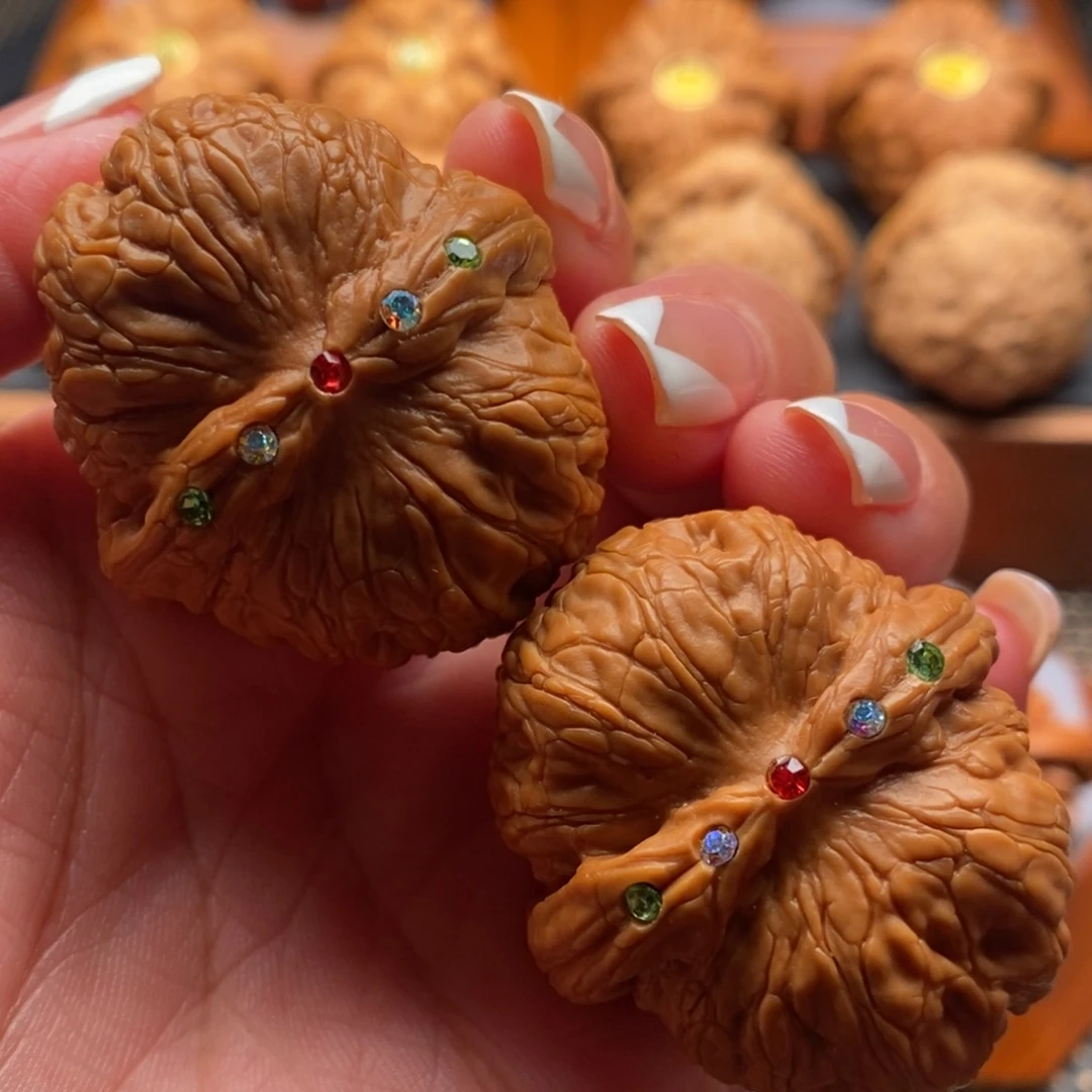 文玩核桃把件40尺平谷元宝