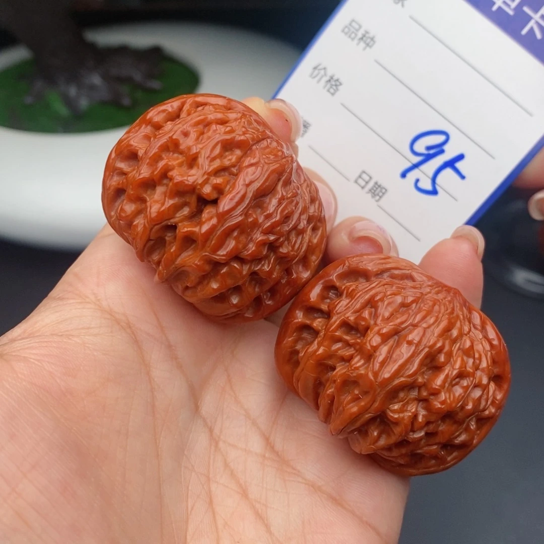 文玩核桃把件41.5山地磨盘95