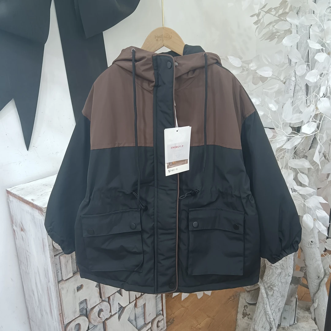 W95黑色棉衣外套