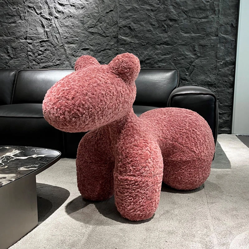【原版高定】Pony Chair小马椅小狗沙发网红客厅儿童卡通座椅动物凳