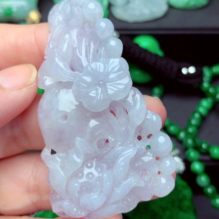 翡翠未镶嵌毛衣链