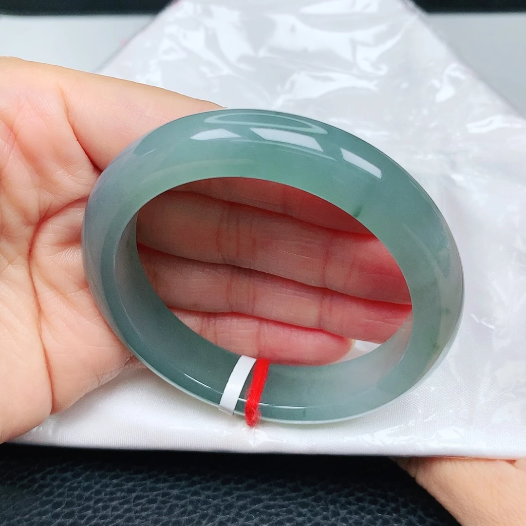 未镶嵌手镯翡翠冰蓝9