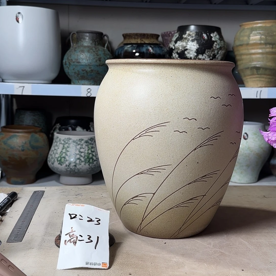 紫砂花盆尺寸23@31