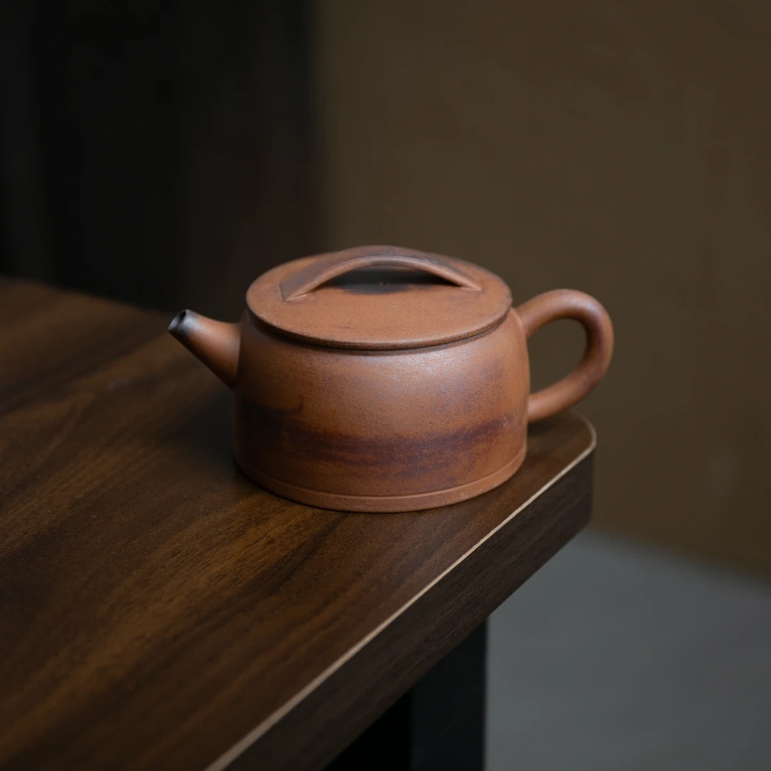 【正版川冶】汉瓦壶组合.06809.一壶两杯老岩泥套组复古茶具.SH