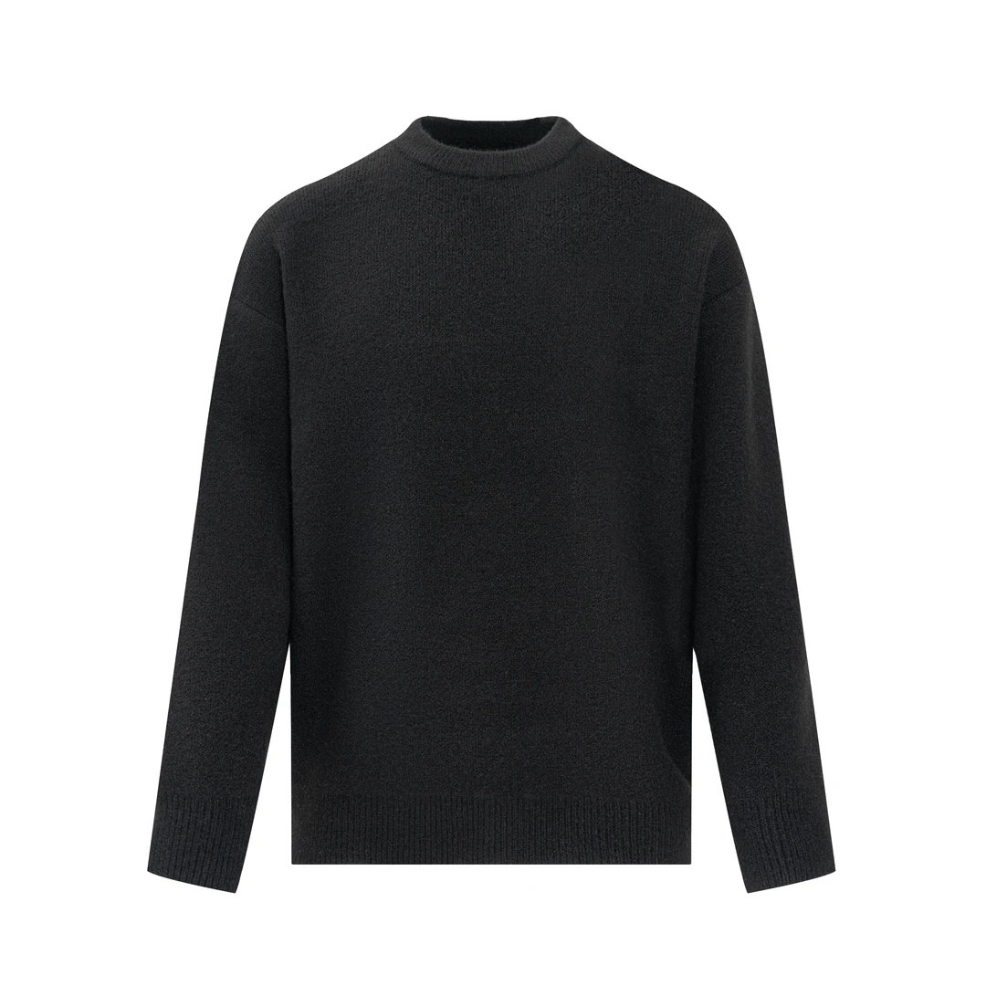 Eicalonce·意卡伦萨 24·羊毛混纺休闲保暖圆领纯色毛衣SM11962