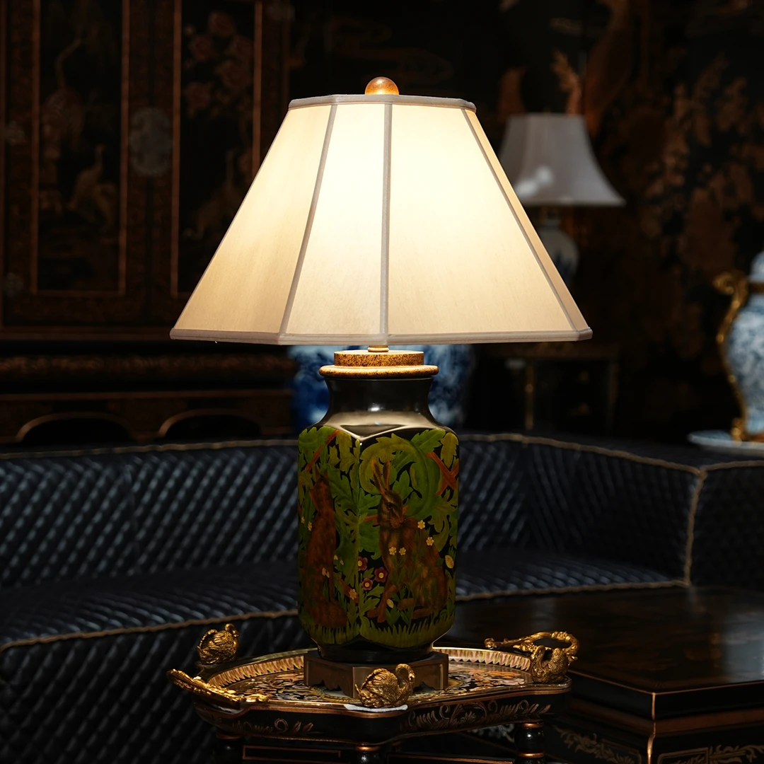 【本尼家】YS32法式中国风台灯床头灯装饰客厅书房主卧桌面摆件