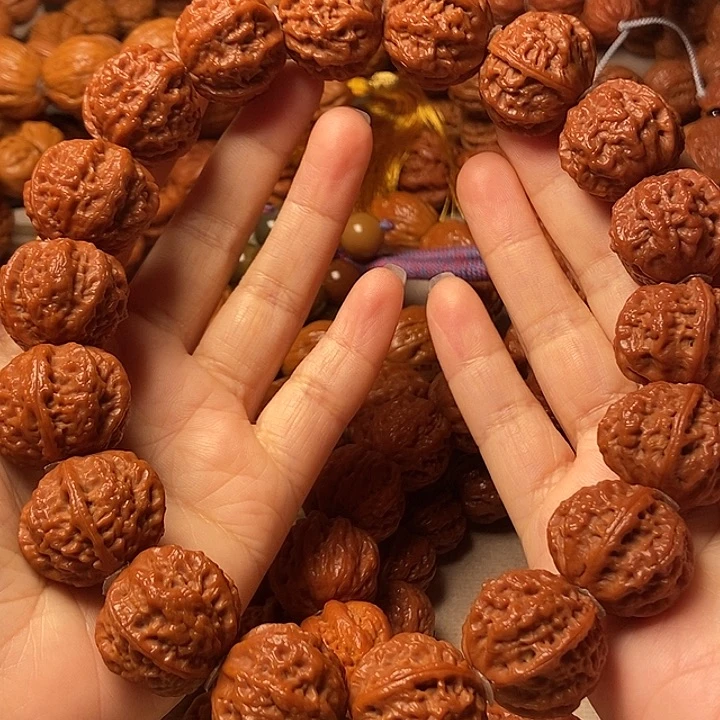 狼***因手串文玩核桃磨盘