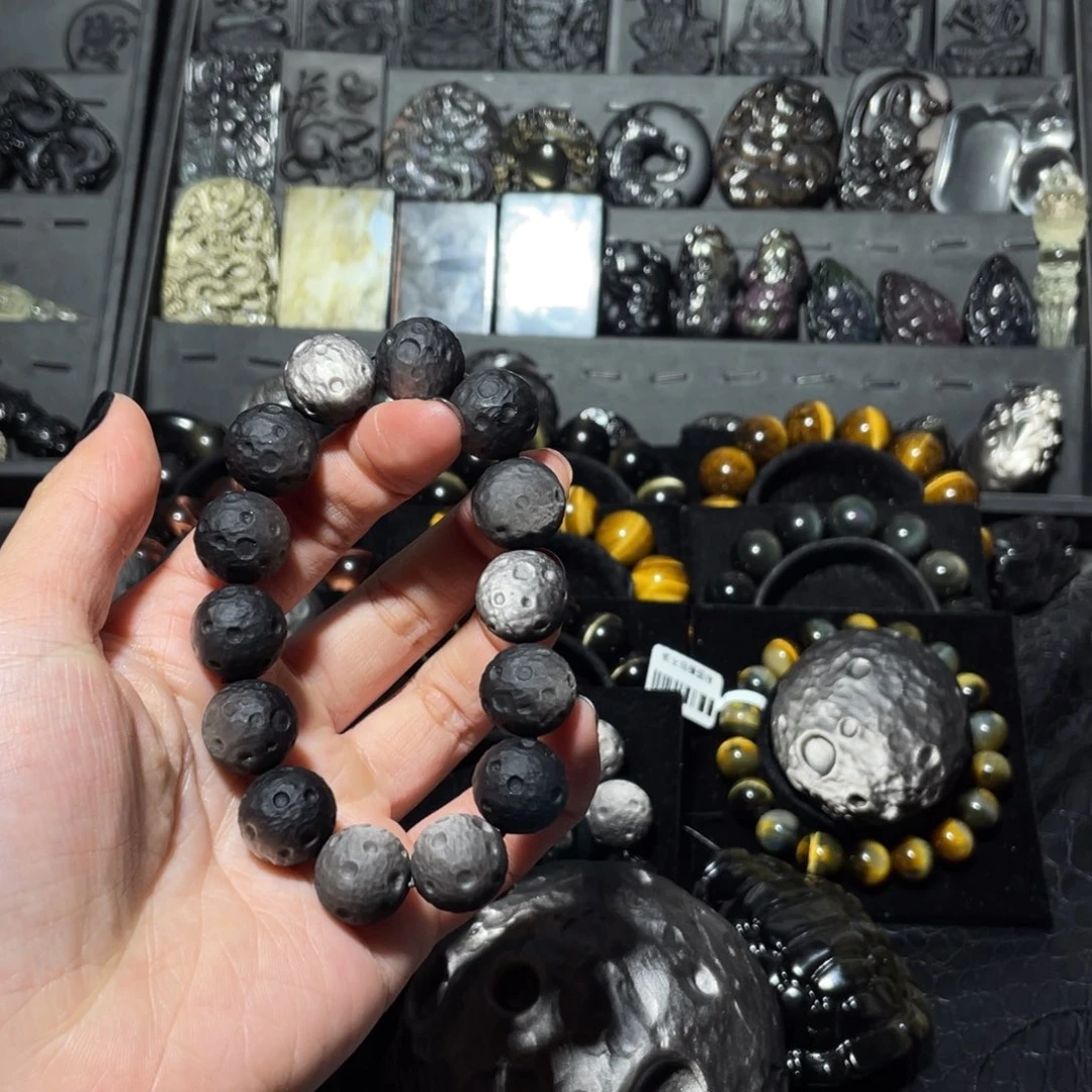泡***泡黑曜岩未镶嵌珠宝奇石