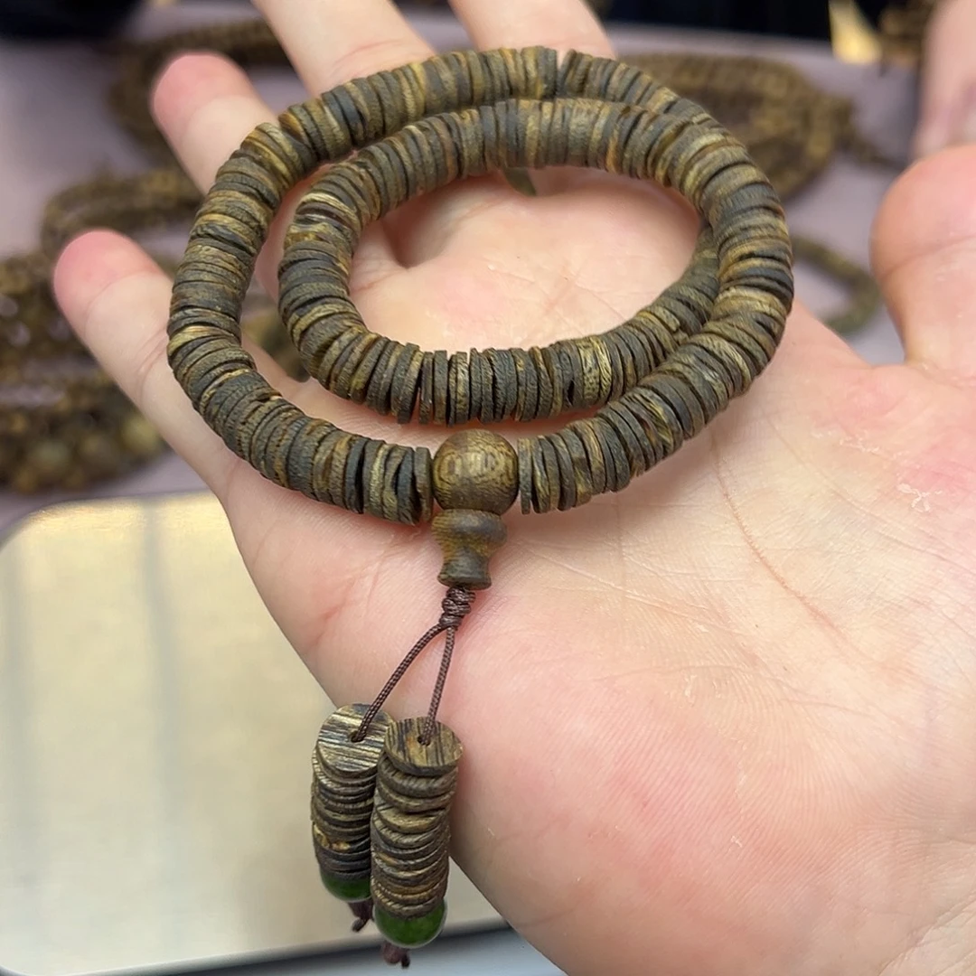 沉香碎屑沉香0.8规格沉水双圈22克