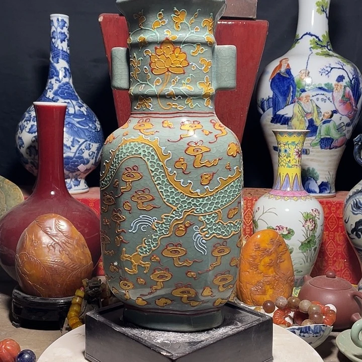 瓷片青花瓷器手工制作