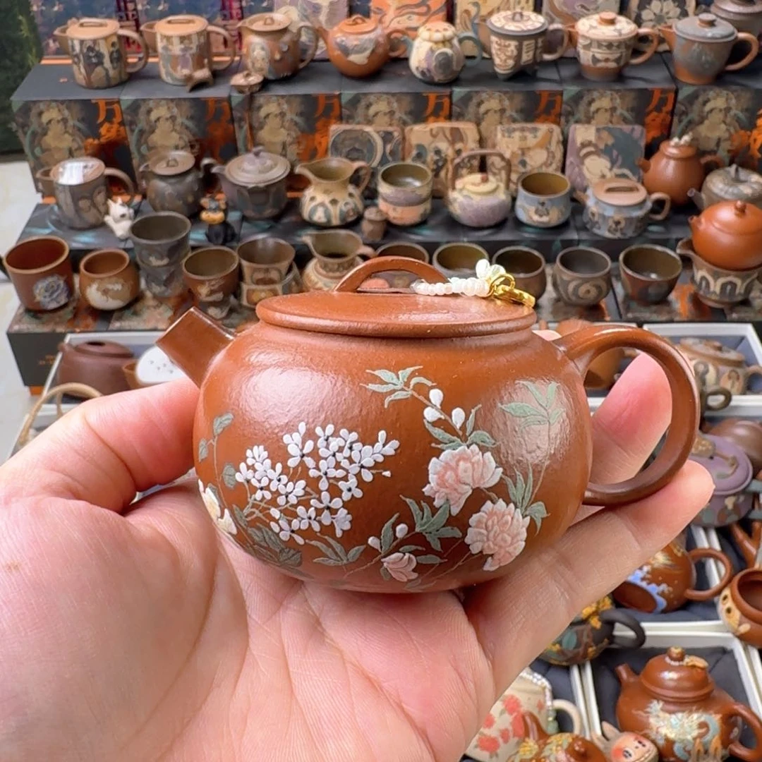 茶壶紫砂140ml原矿精工半手