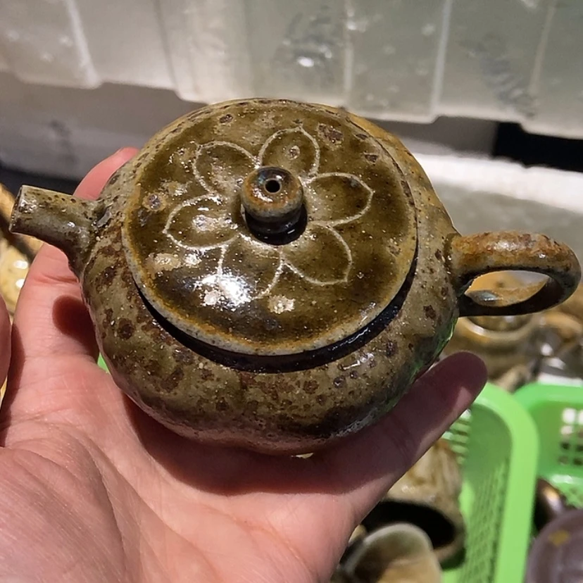 【闪购商品】茶壶紫砂L****n瑕疵金丝壶