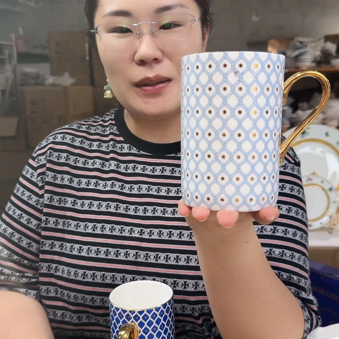 瓷马克杯420ml一个外贸骨瓷