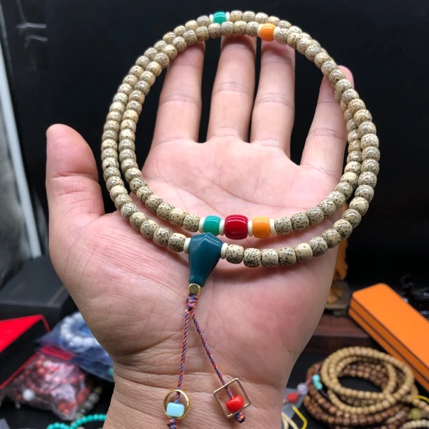 星月菩提百香子菩提配饰雪巴琉璃饰品三通顶珠弟子珠腰珠