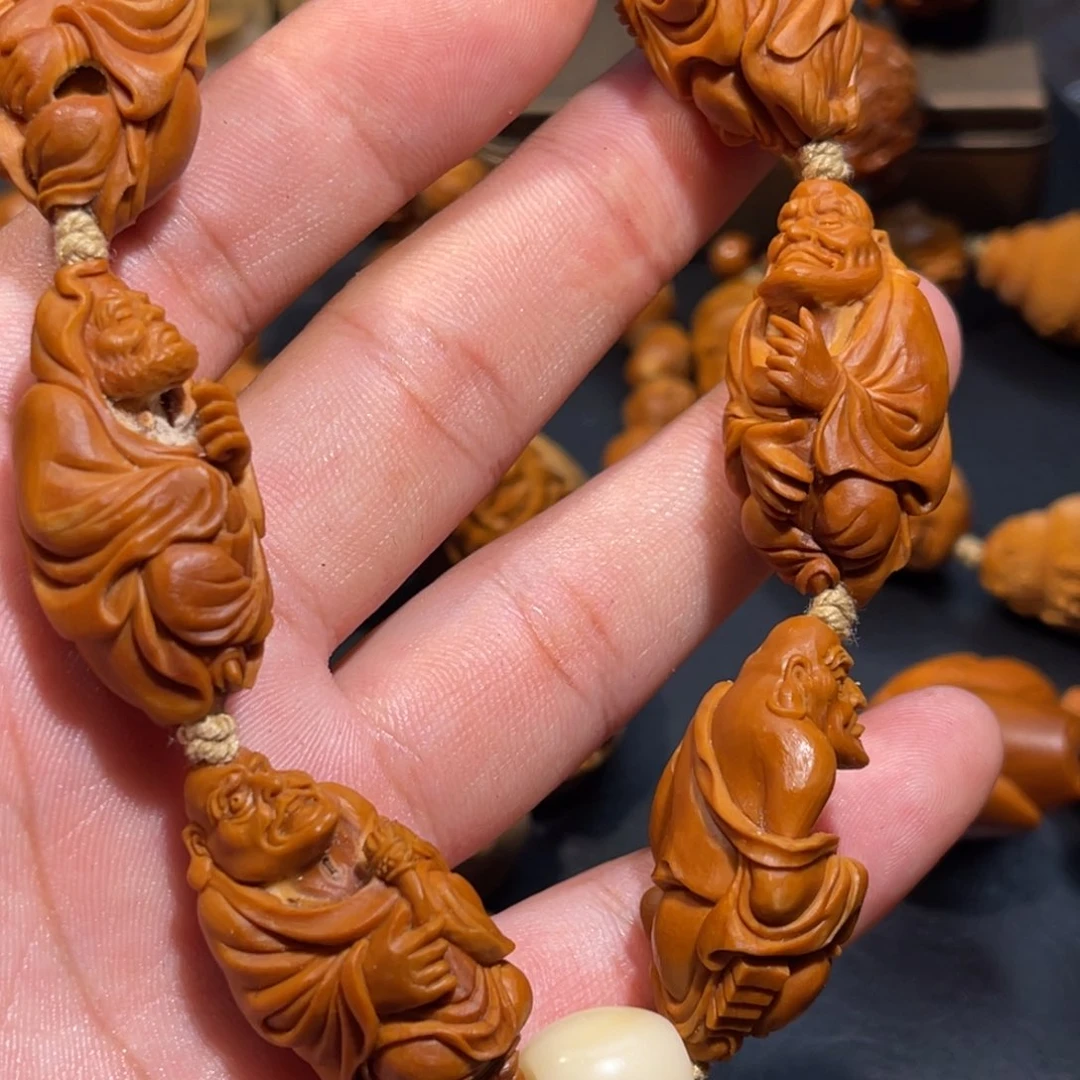 ****i橄榄核手串/手链七星罗汉