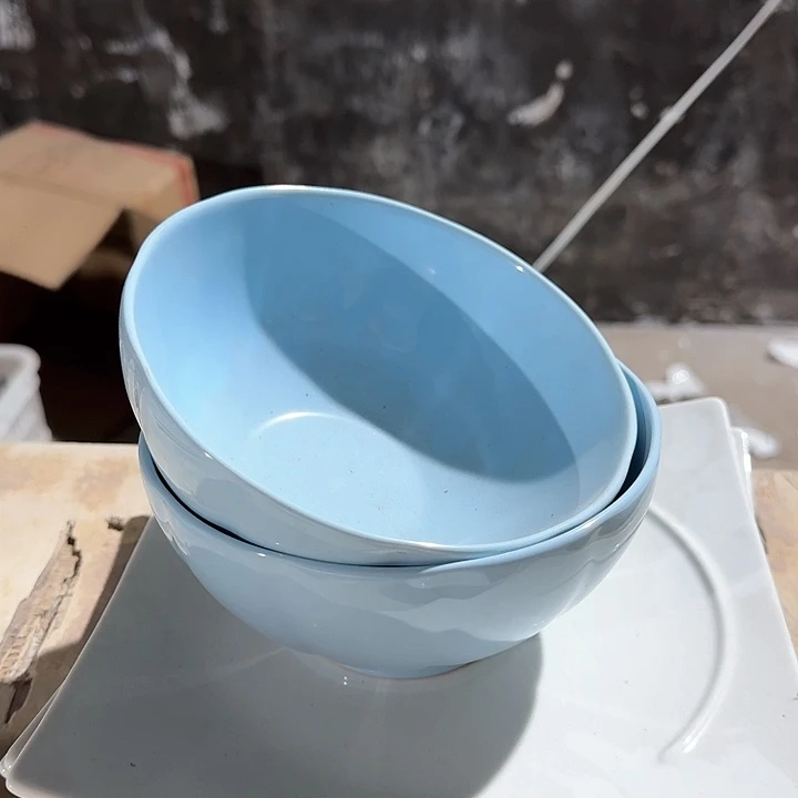 瓷5 英寸碗 南瓜 2 个