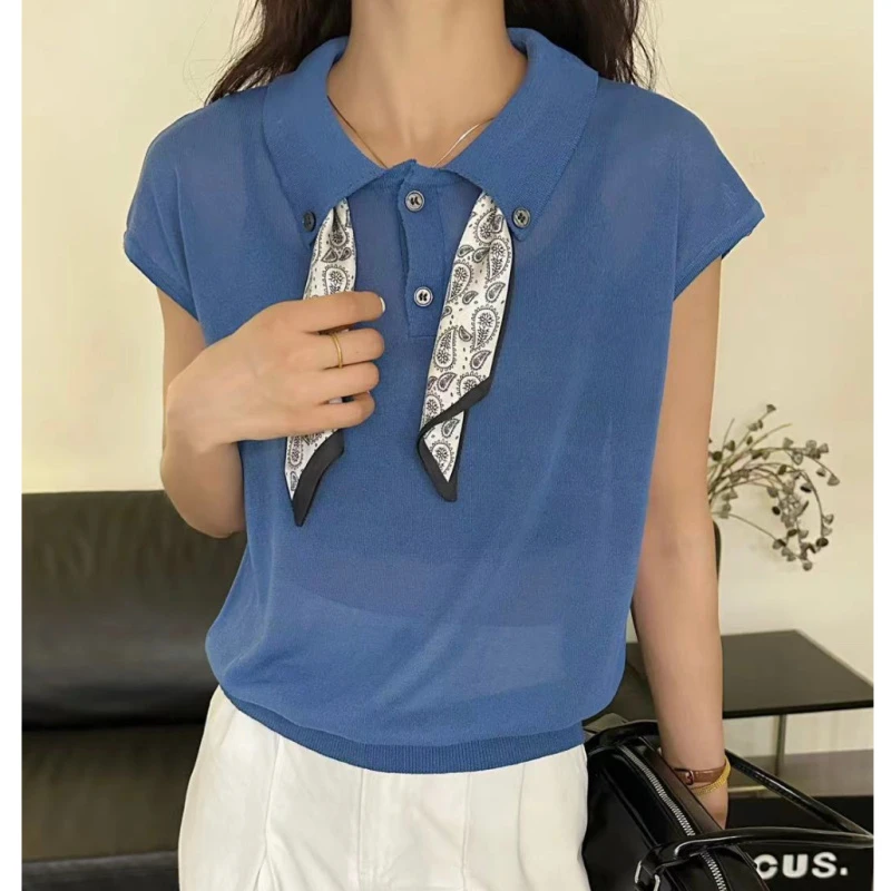 精品/100天爽丝苎麻/冰感舒适/遮肉显瘦/针织短袖A112