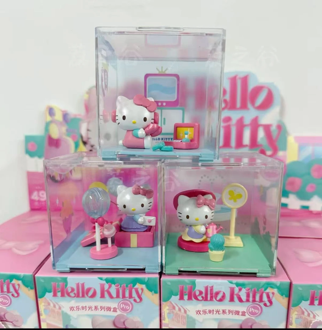 【三丽鸥】Hellokitty-欢乐时光系列微盒Pro盲盒潮玩摆件